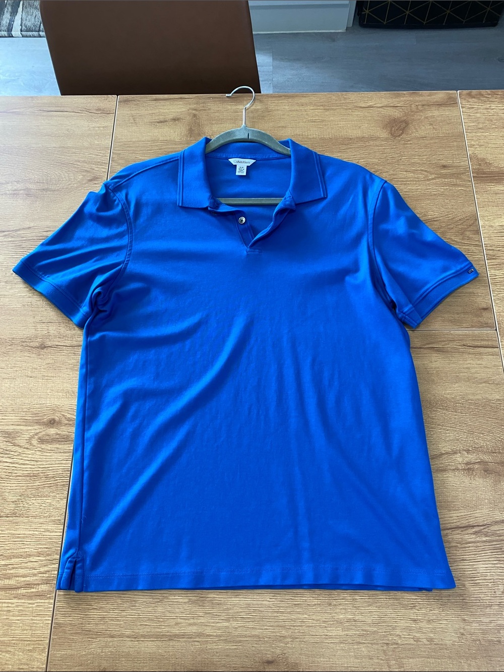 Calvin Klein Men's Royal Blue Polo Shirt